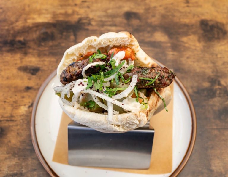 Beef & lamb kofte sandwich