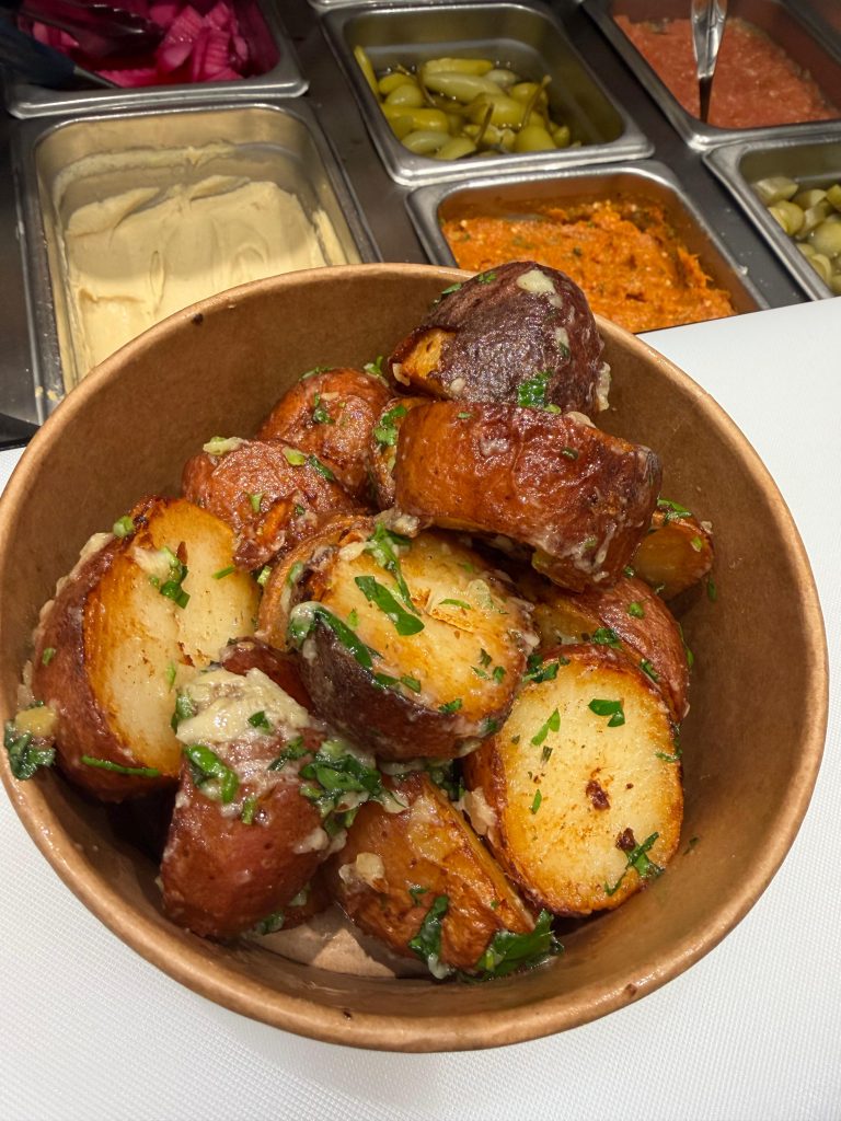 Burnt potato